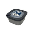 Square Plain 3-Piece Plastic Microwave Cans Set