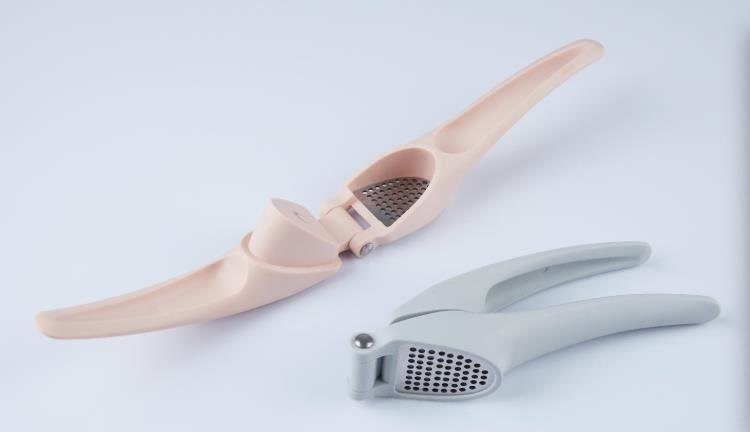 Garlic Press Mincer Stainless Steel Ginger Crusher