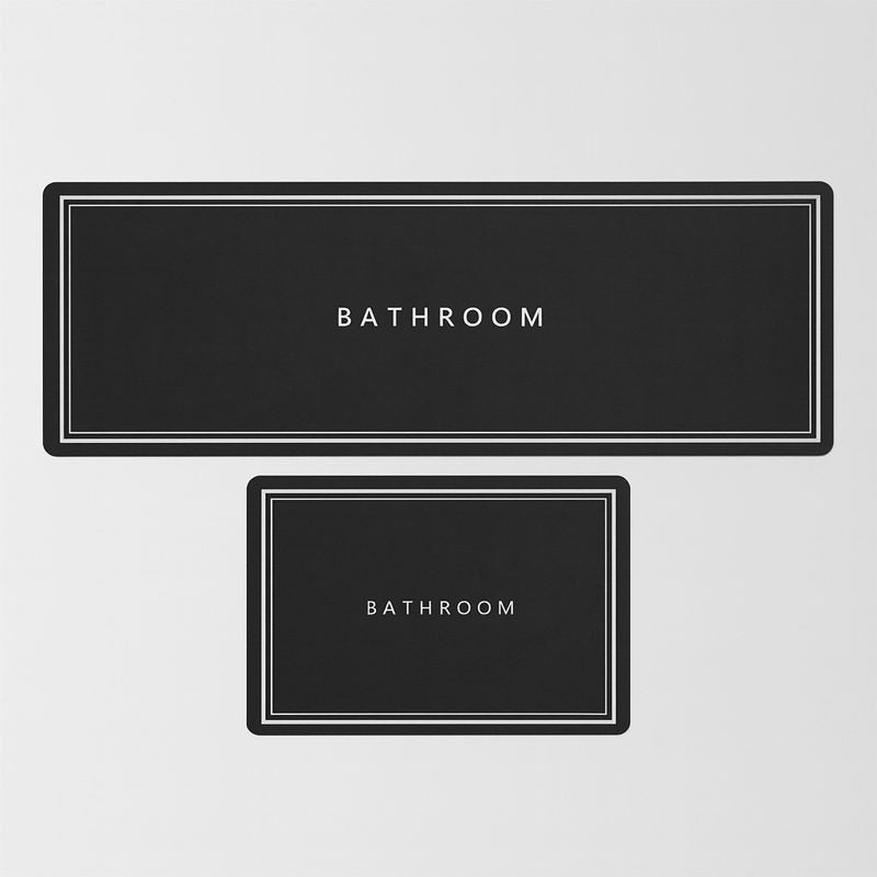 Non-Slip Rubber Mat Set – 2 Pieces (120 x 40 - 60 x 40 cm)