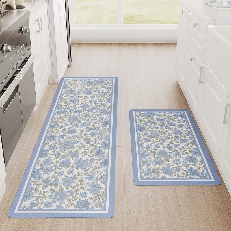 Non-Slip Rubber Mat Set – 2 Pieces (120 x 40 - 60 x 40 cm)