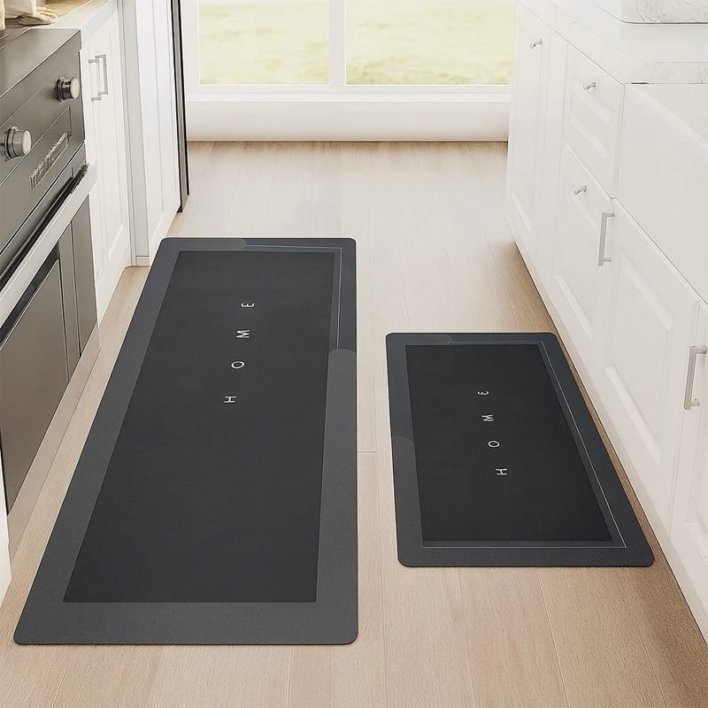 Non-Slip Rubber Mat Set – 2 Pieces (120 x 40 - 60 x 40 cm)