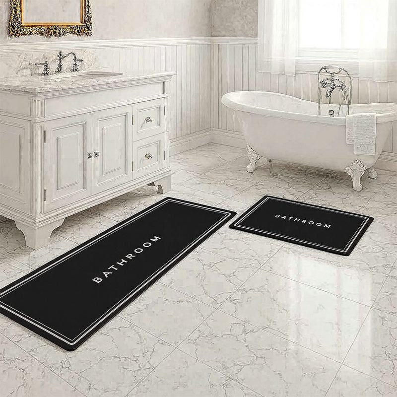 Non-Slip Rubber Mat Set – 2 Pieces (120 x 40 - 60 x 40 cm)