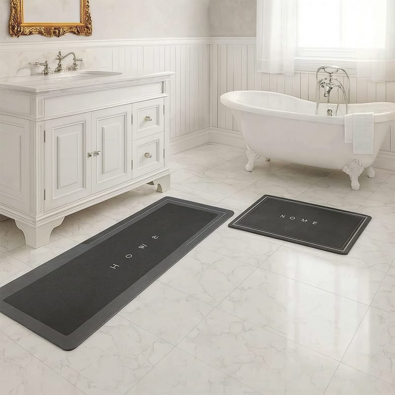 Non-Slip Rubber Mat Set – 2 Pieces (120 x 40 - 60 x 40 cm)