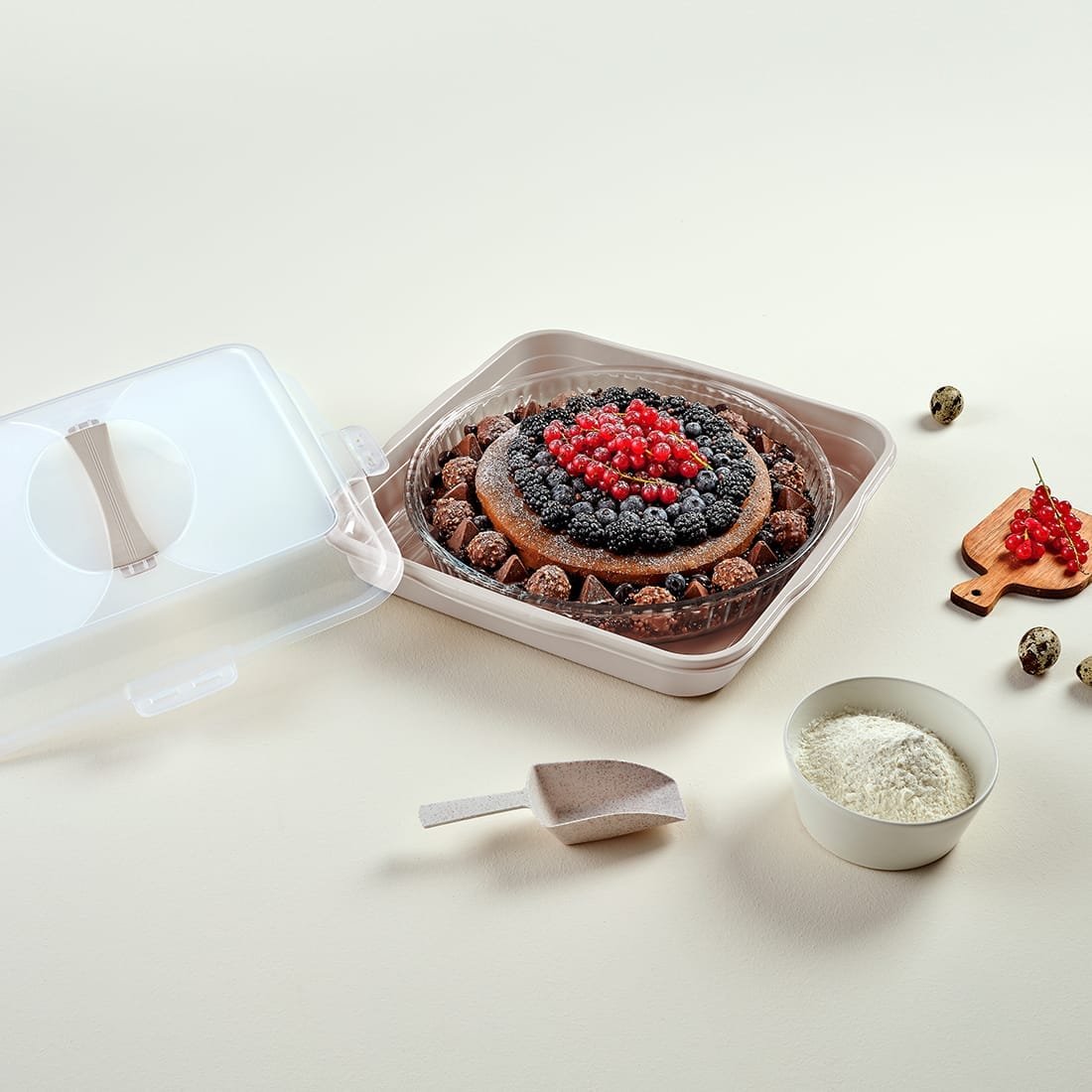 Plastic Square Cake Carrier