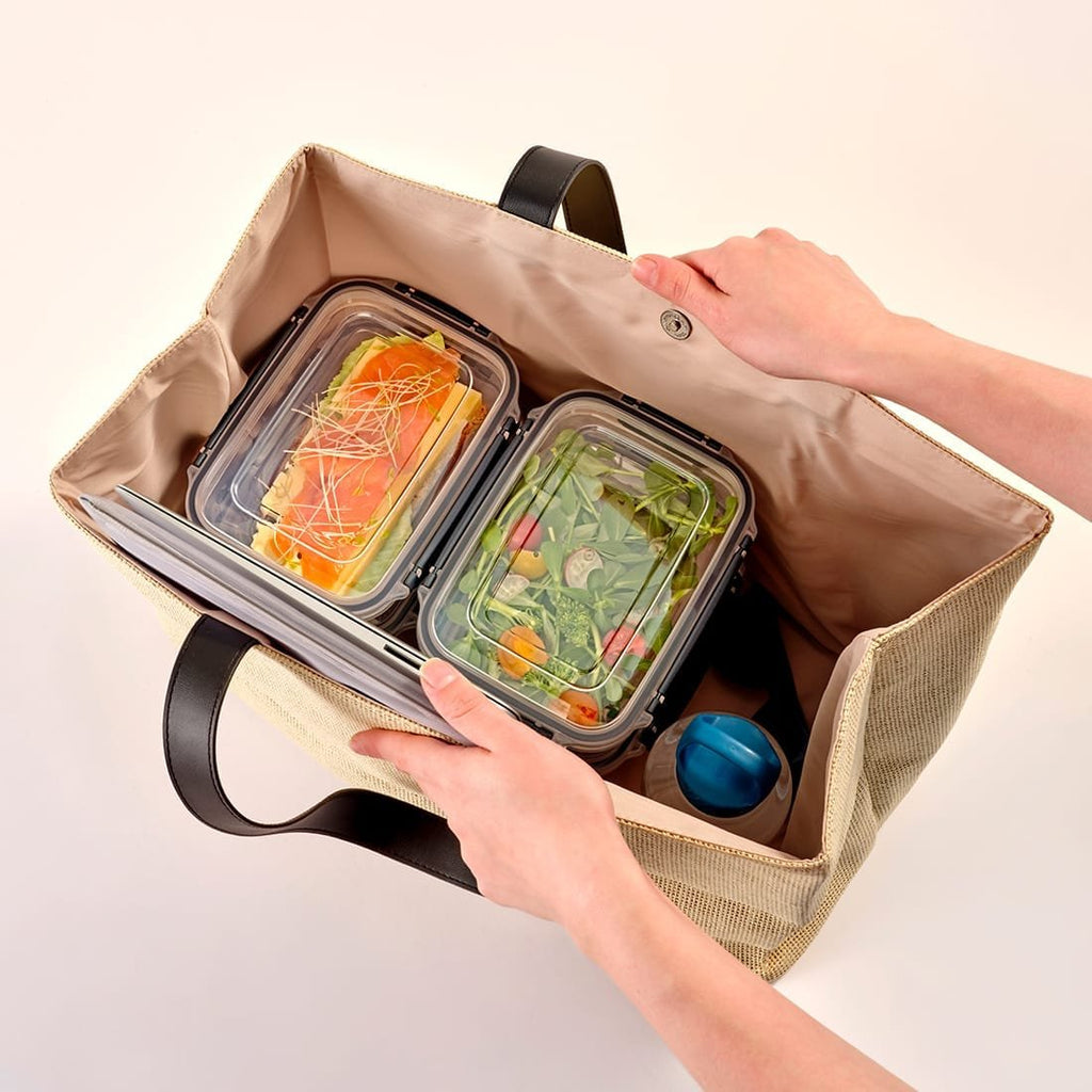 Rectangular 3-Piece Plastic Cans Set