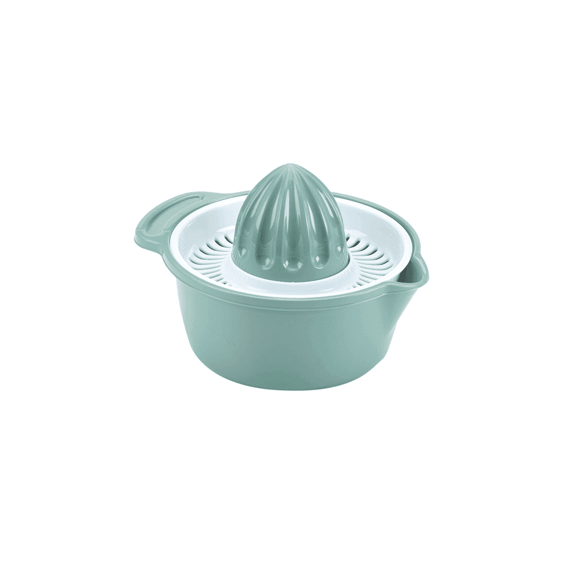 Plastic Orange Squeezer with Integrated Strainer