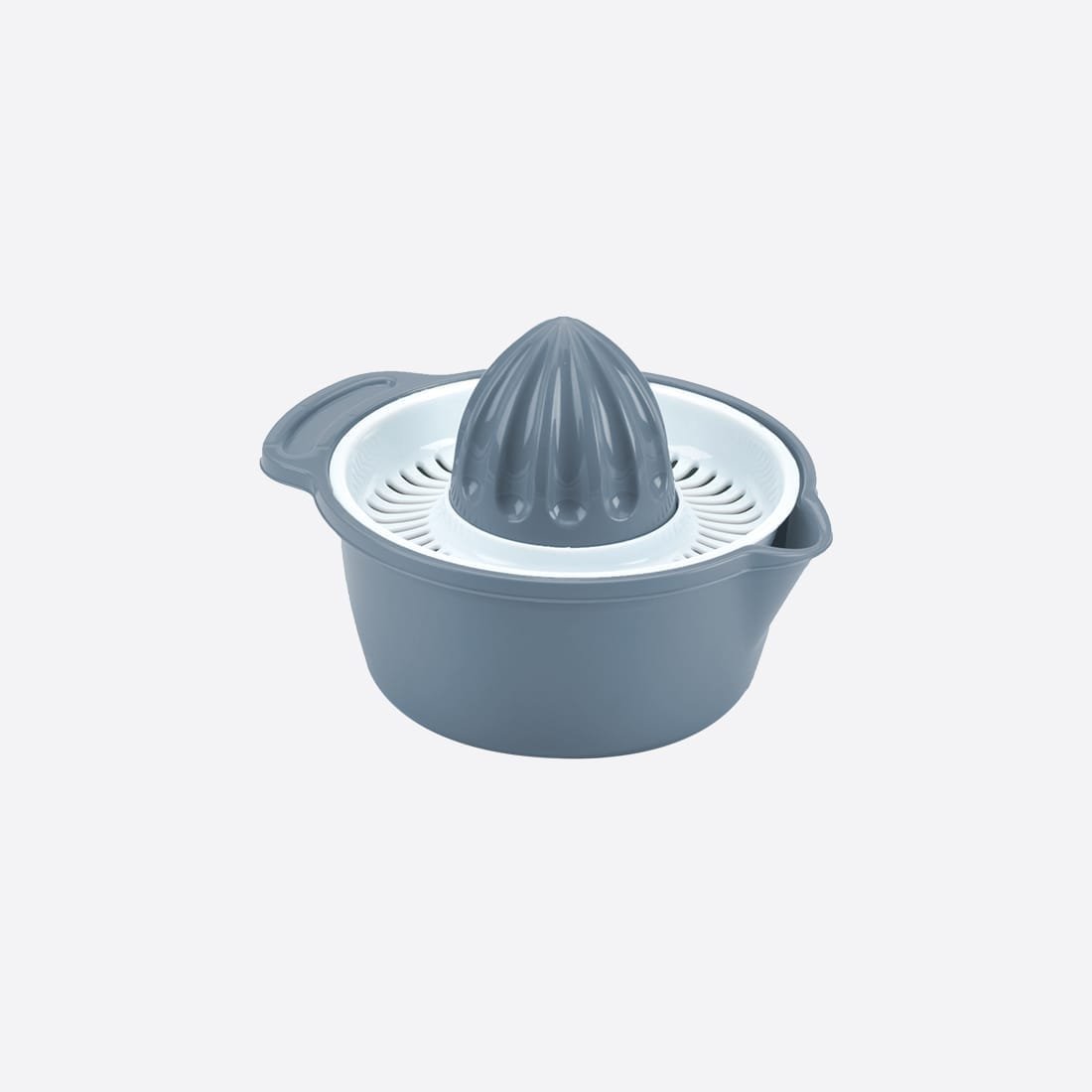 Plastic Orange Squeezer with Integrated Strainer