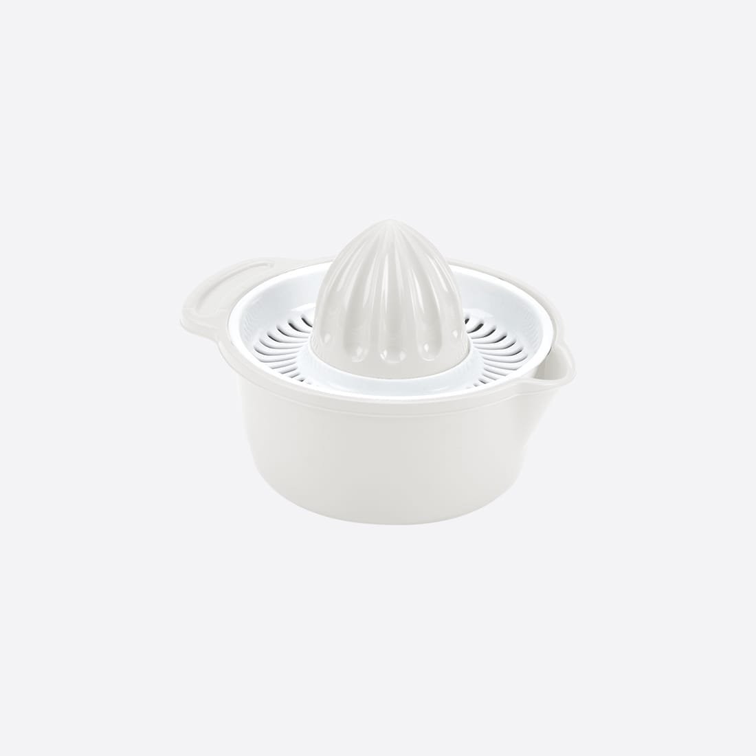Plastic Orange Squeezer with Integrated Strainer