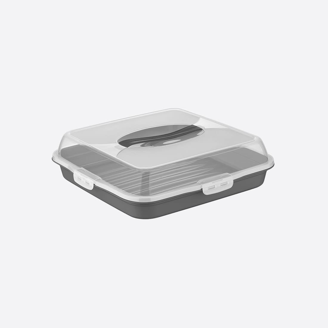 Plastic Square Cake Carrier