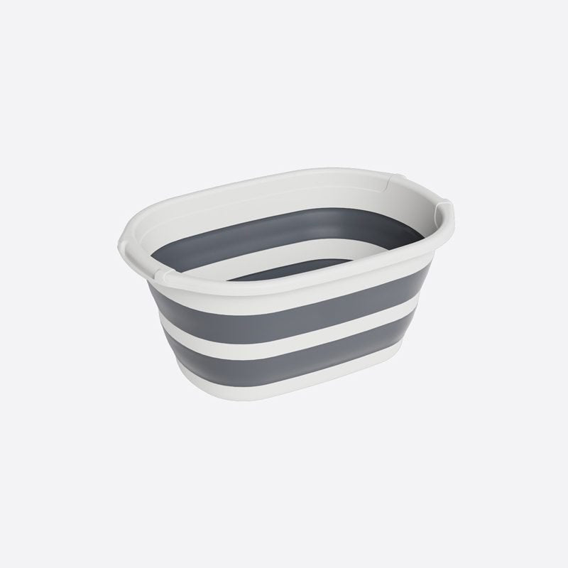 Foldable Laundry Basket, Collapsible laundry basket Plastic and Silicone.