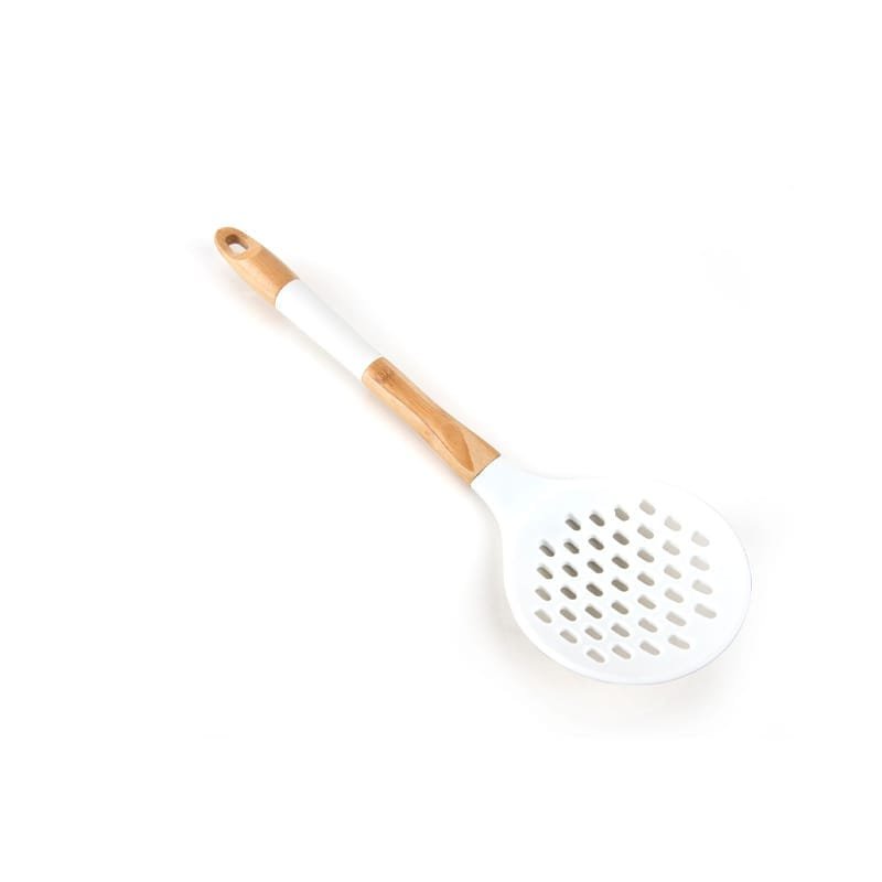 Heat-Resistant Silicone & wood Nonstick Cooking Rice Spoon.