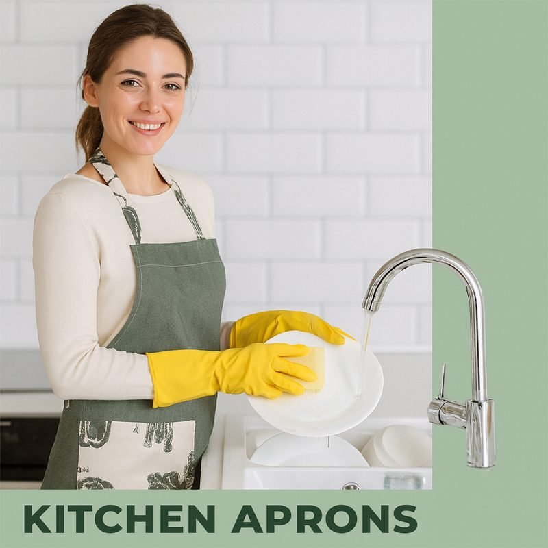 Fruit and Vegetable Pattern Kitchen Apron – Protection and Style in the Kitchen