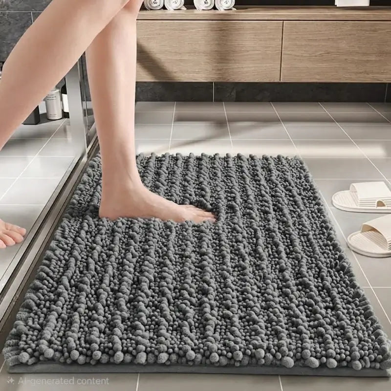 Luxury Bath Mat 50×80 cm – Soft Absorbent Non Slip Bathroom Rug
