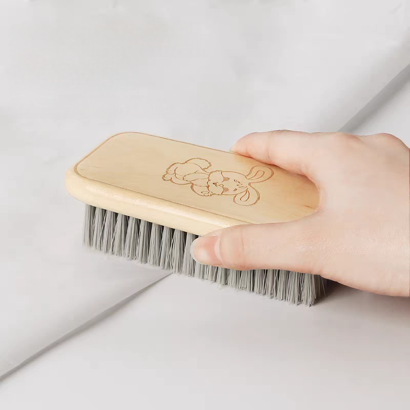 Natural Wood Clothes and Shoe Brush - Perfect Care at Your Fingertips.