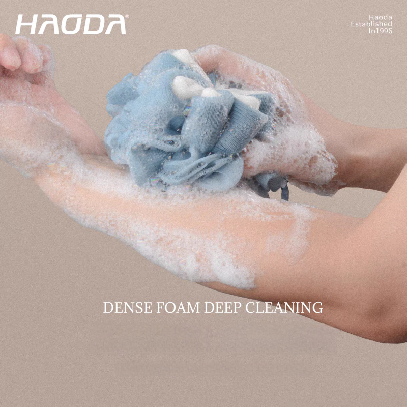 Soft bath loofah for daily shower use