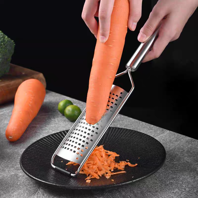 Professional 304 Stainless Steel Kitchen Grater - Precision, Safety, and Elegance in Every Griddle.