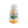 Squared 5-Piece Plastic Cans Set