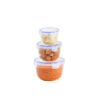 Circular 3-Piece Plastic Cans Set