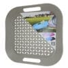 Plastic Non-Slip Squared tray With Edges And Handles Size 34.