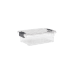 Clear Plastic Storage Container with Locking Lid.