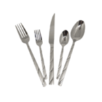 Elegant Stainless Steel Cutlery Set 30 Pcs: Spoon, Fork, and Knife