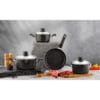 7 Pieces Rounded Granite Cookware.