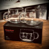 2-Piece Borosilicate Glass Mug Set – 430 ml Each, Cadmium & Lead-Free, Gift Boxed